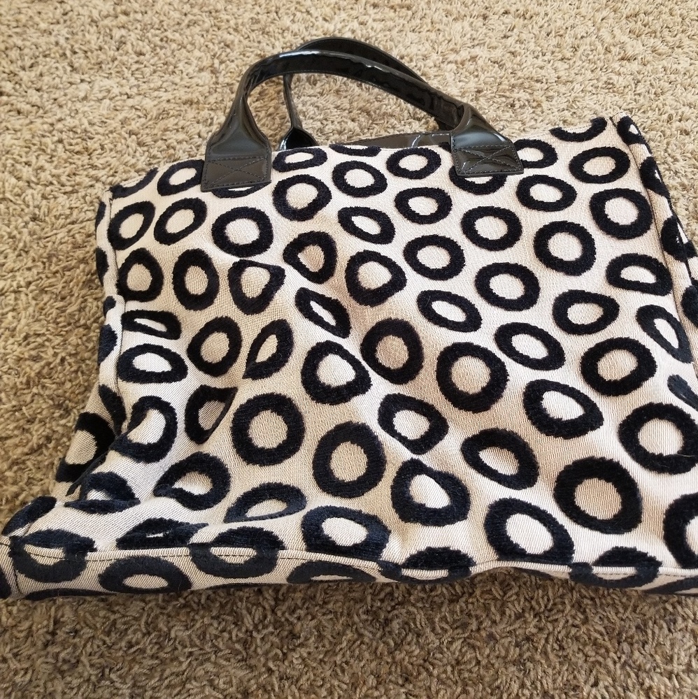 Kate Landry Circle Textured Tote Bag